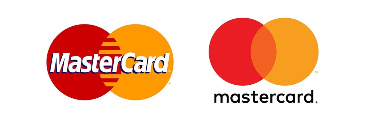 Evolution of MasterCard logo
