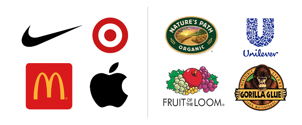 A comparison of simple versus complex logos