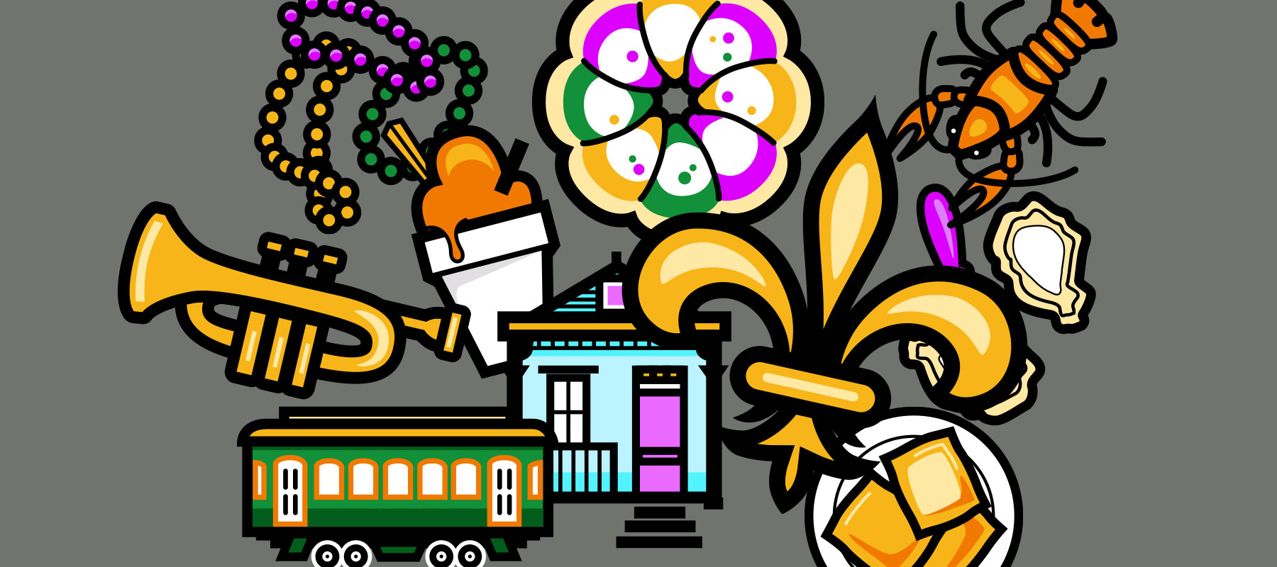 10 Downloadable New Orleans Icons to Spice Up Your Graphics