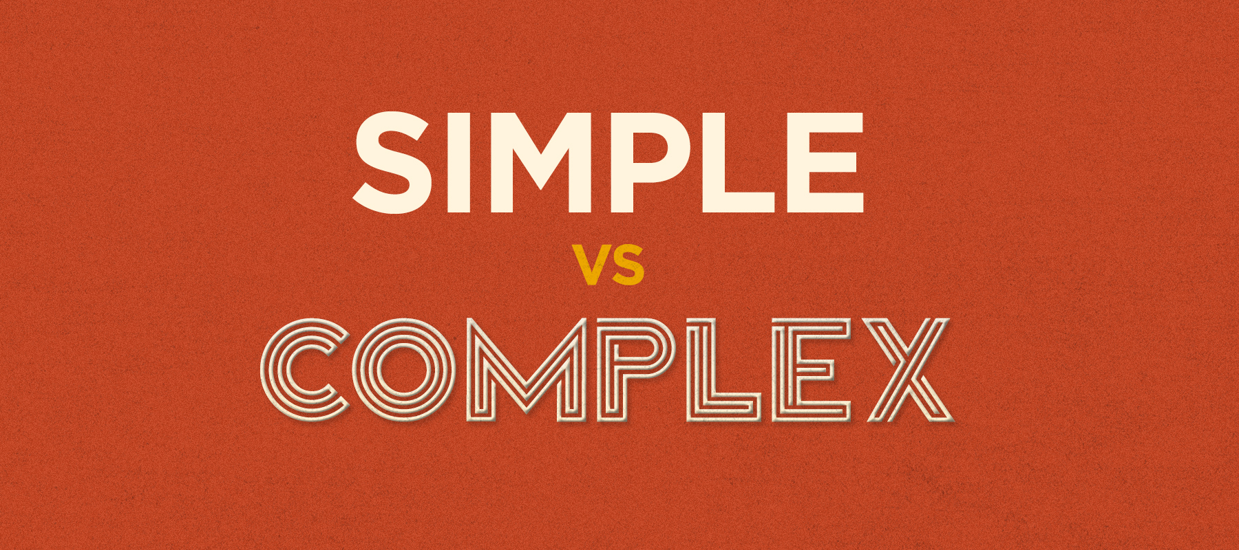 Simple vs Complex Logos